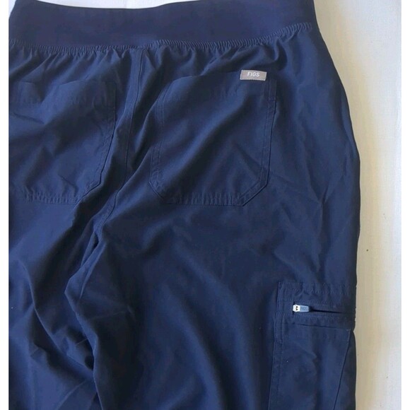 FIGS Yola FREEx Lined Scrub Pants Women Bottoms Medical Uniform Navy Blue M - Picture 10 of 12